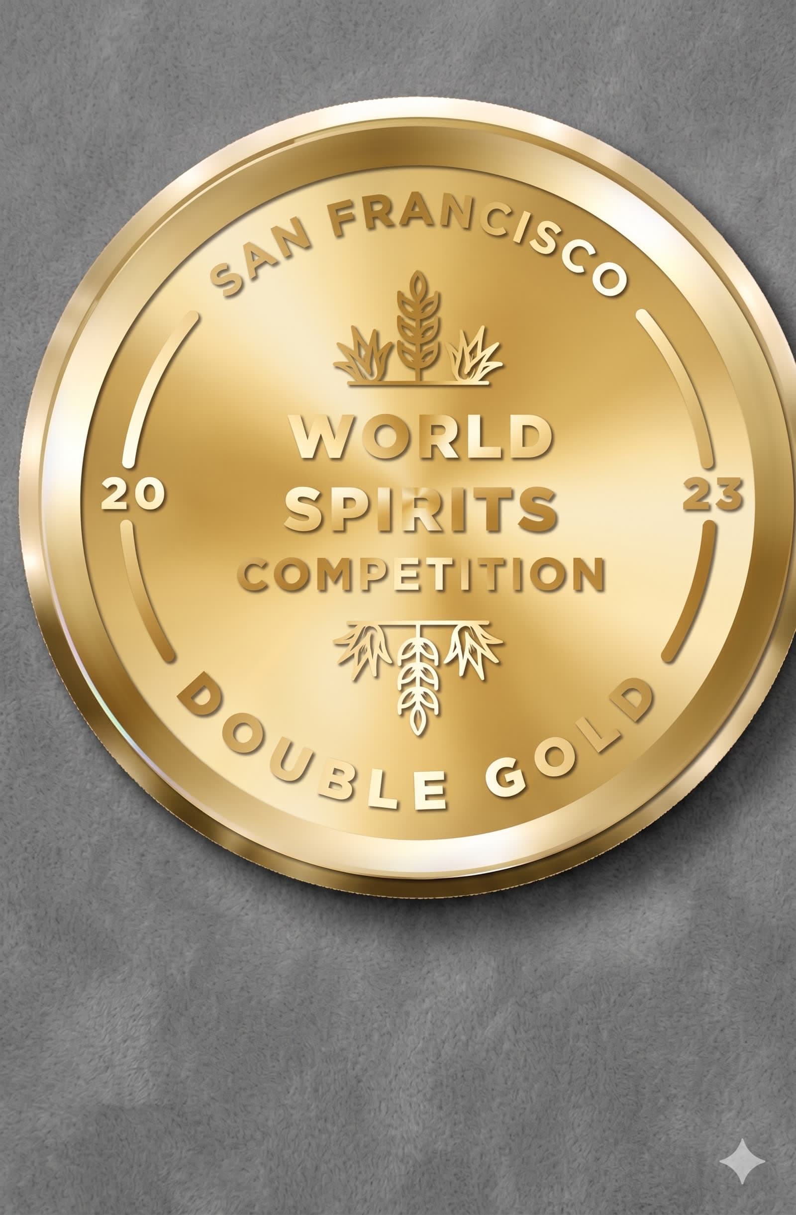 Double Gold 2023 — San Francisco World Spirits Competition (Mr. Mezcal award certificate)