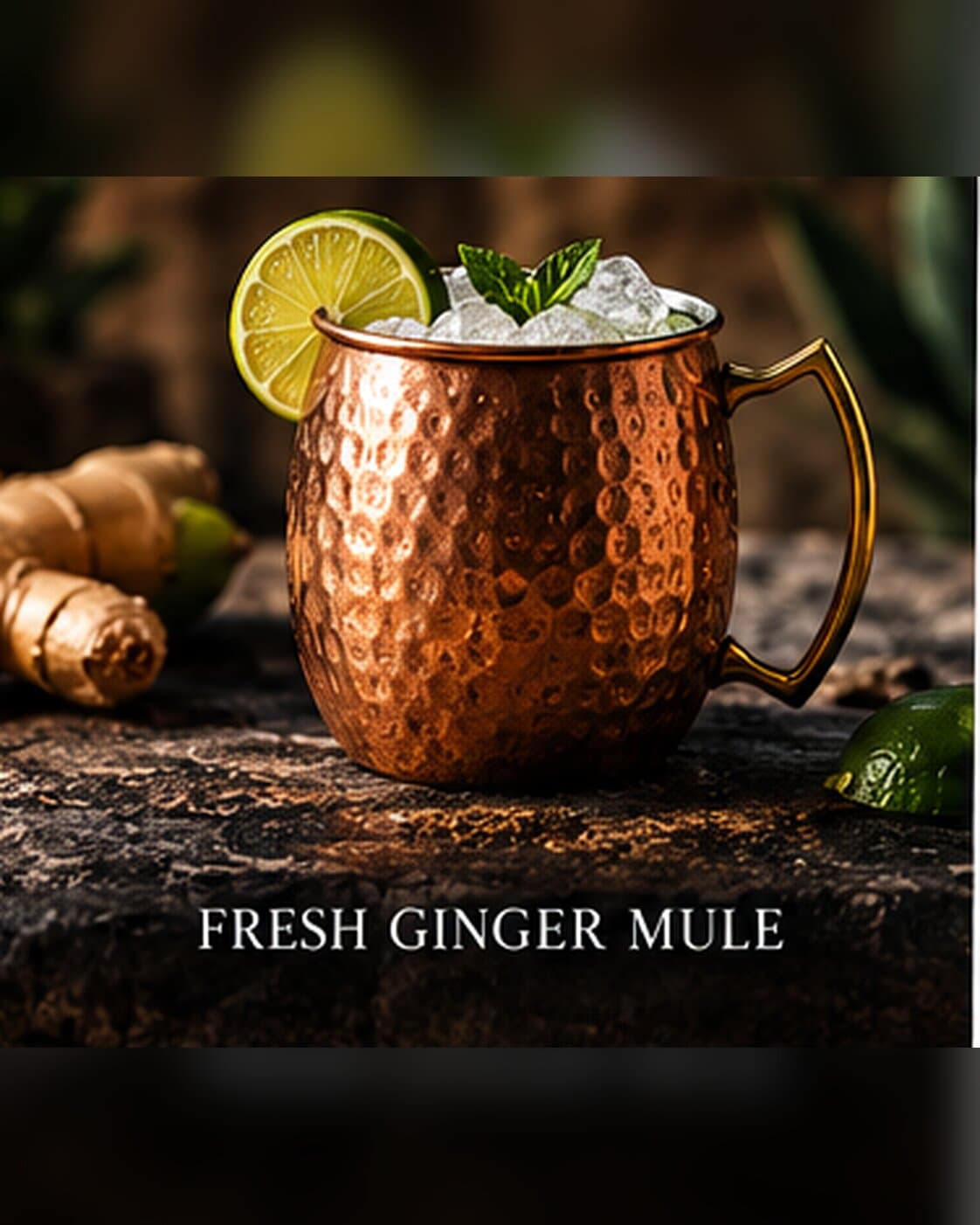 Fresh Ginger Mule — Mr. Mezcal Espadín cocktail
