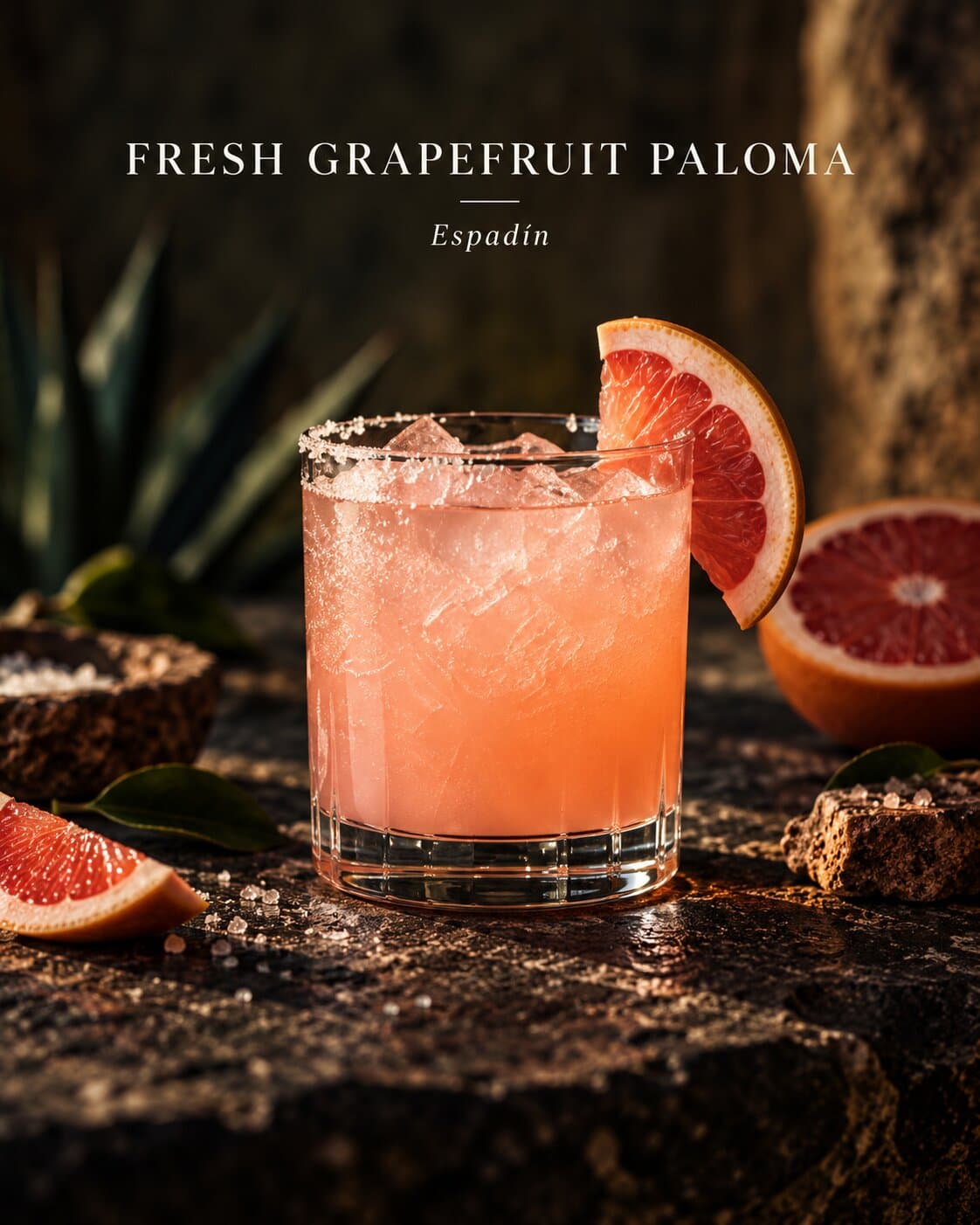 Fresh Grapefruit Paloma — Mr. Mezcal Espadín cocktail