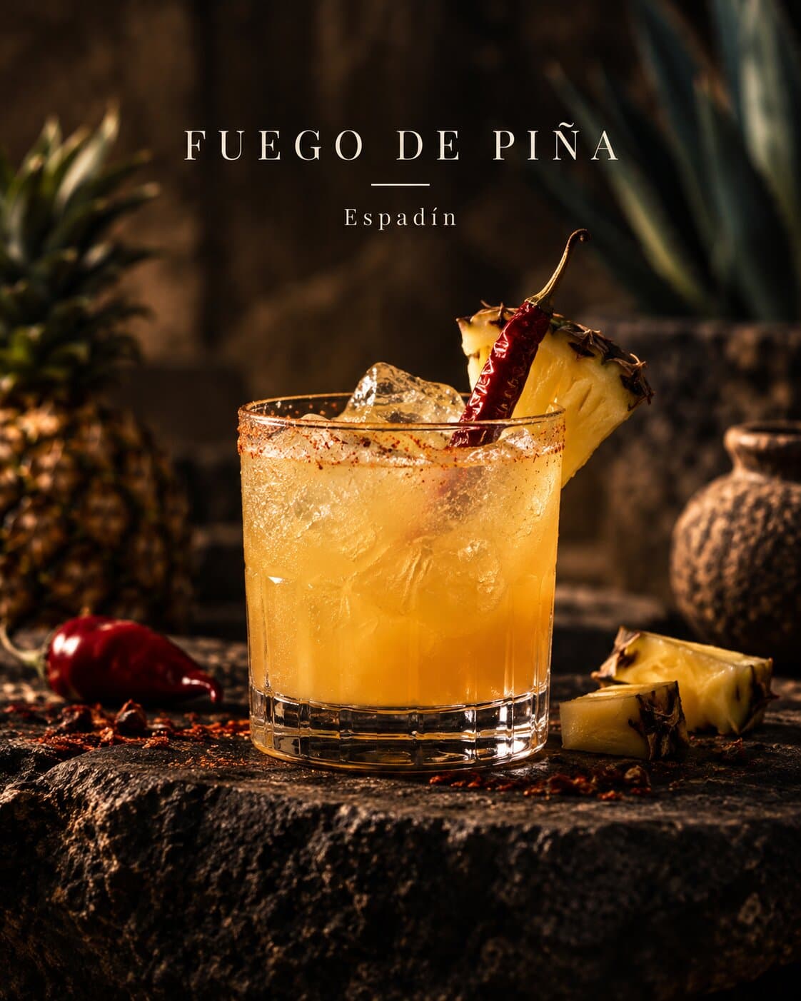 Fuego de Piña — Mr. Mezcal Espadín cocktail